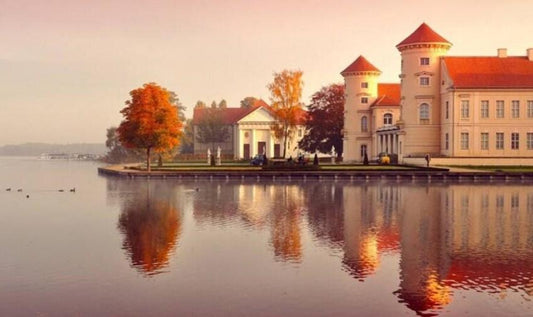 Herbst in Deutschland - Farbe mit Diamanten - Diamond Painting