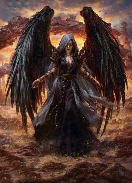 Schwarzer Engel Diamond Painting Kit - Diamond Painting