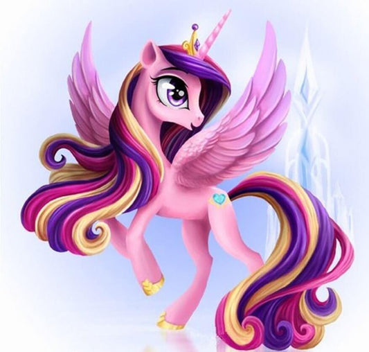 Karikatur Einhorn Malerei Kit - Diamond Painting