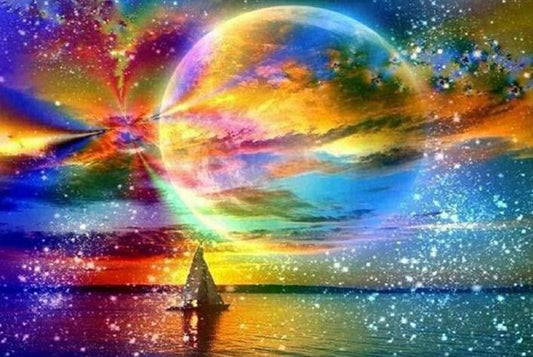 Buntes Universum - Malen mit Diamanten - Diamond Painting