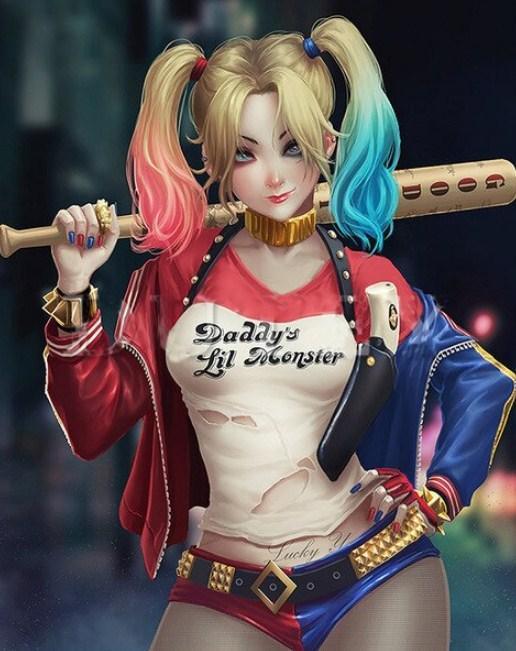 Papas wenig Monster Anime Diamond Painting - Diamond Painting