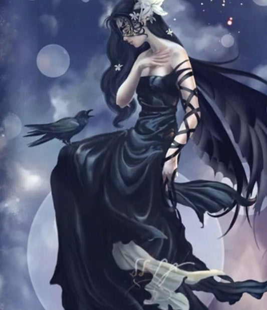 Dunkle Fee - Diamond Painting Kit - Diamond Painting