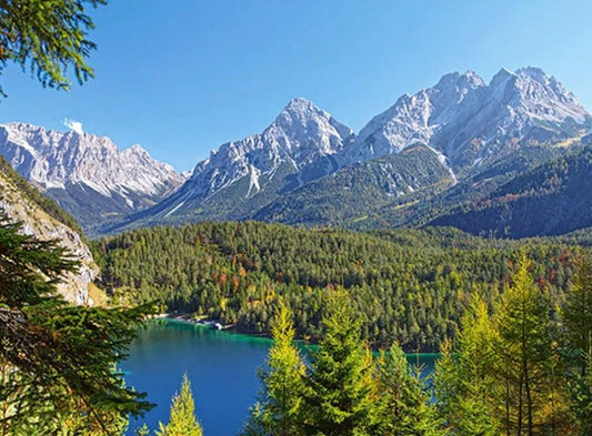 Friedliche Berge - Diamond Painting Kit - Diamond Painting