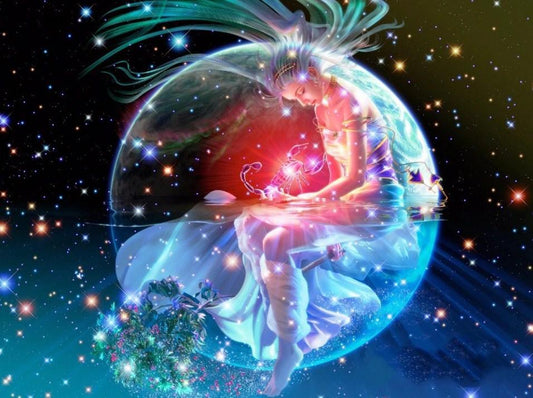 Skorpion Tierkreis- Farbe von Diamanten - Diamond Painting