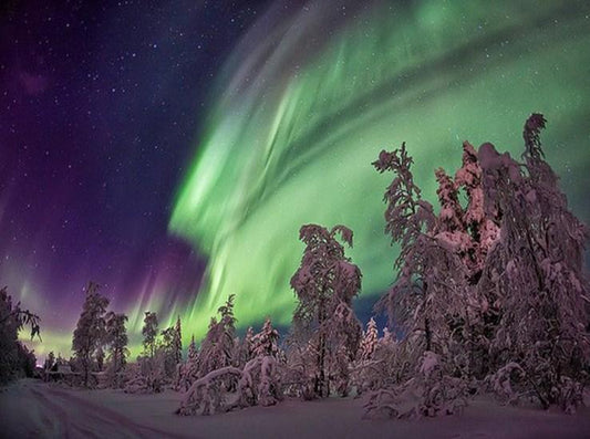 Shinning des Nordens Diamond Painting - Diamond Painting