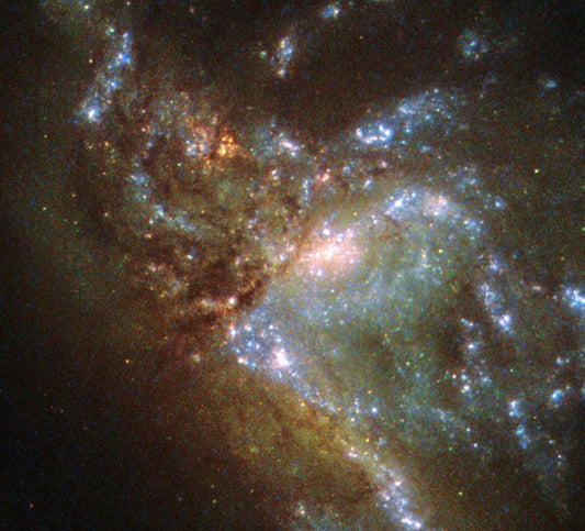 Zwei Galaxien verschmelzen - Diamond Painting