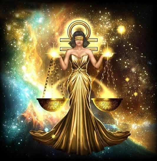 Zodiac Waage - Diamond Painting Kit - Diamond Painting