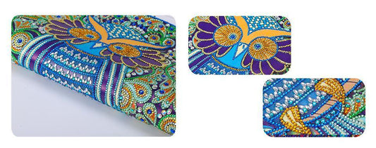 Einzigartige Eule - Spezielle Form Diamond Kit - Diamond Painting