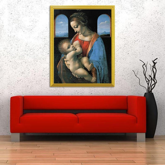 MADONNA LITTA MALEREI - Leonardo da Vinci - Diamond Painting