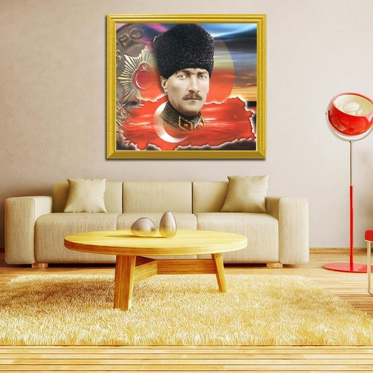 Mustafa Kemal Ataturk Diamond Painting - Diamond Painting