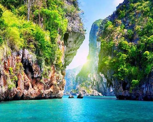 Schöne Landschaft Thailand DIY Malerei - Diamond Painting