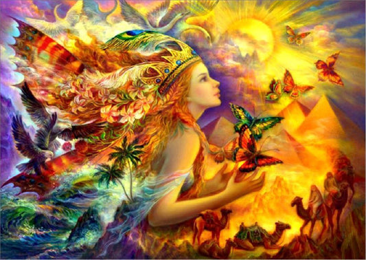 Gekrönte Dame Art DIY Diamond Painting - Diamond Painting