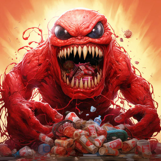 Süßigkeitenmonster Diamond Painting