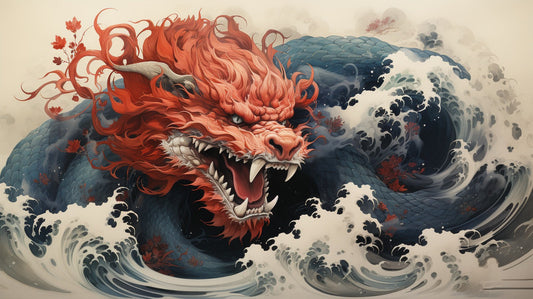 Furious Dragon painting by Diamond