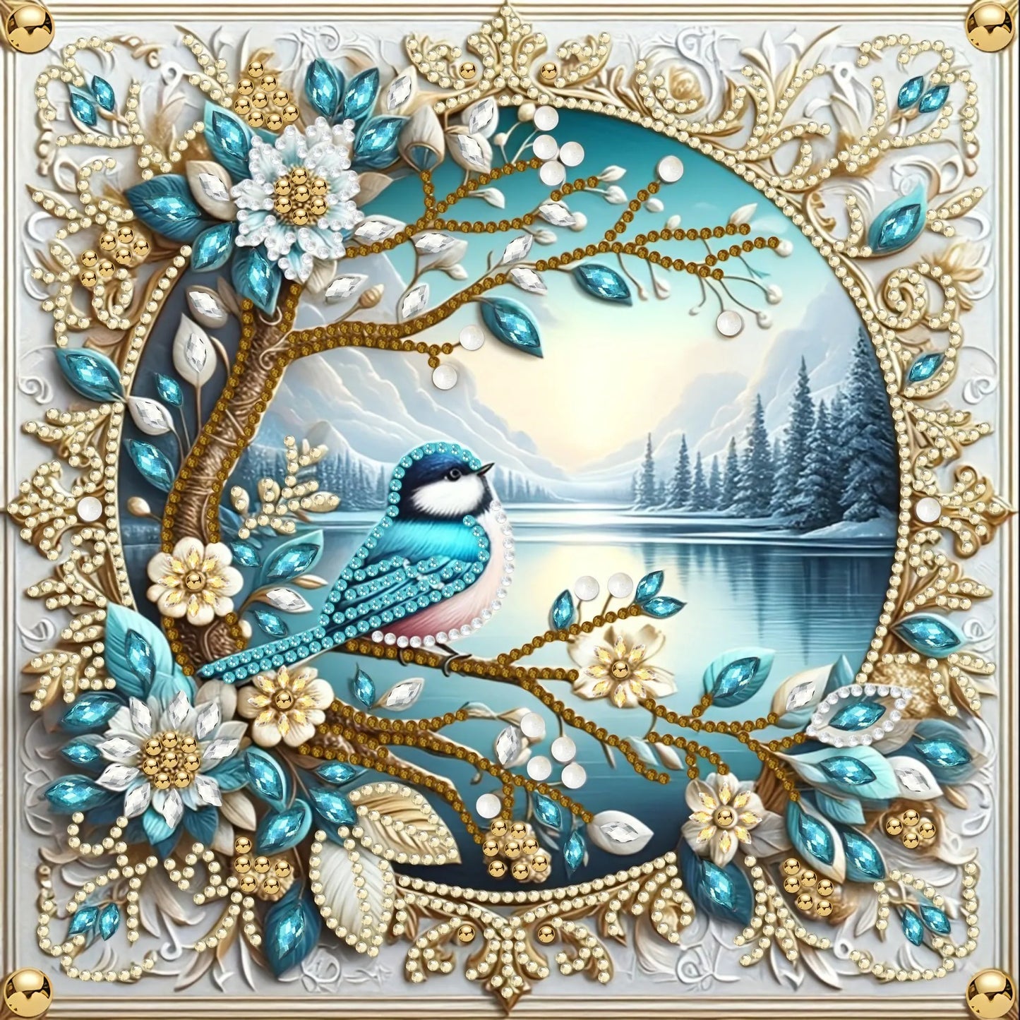 Winterzwitscher Spezial Diamond Painting