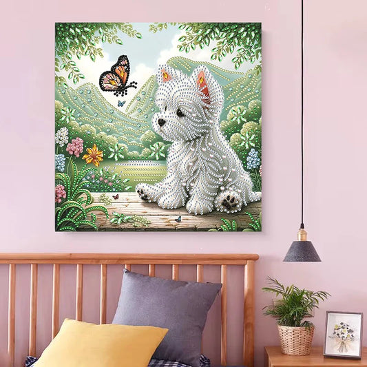 Trauriger Welpe Spezielles Diamond Painting