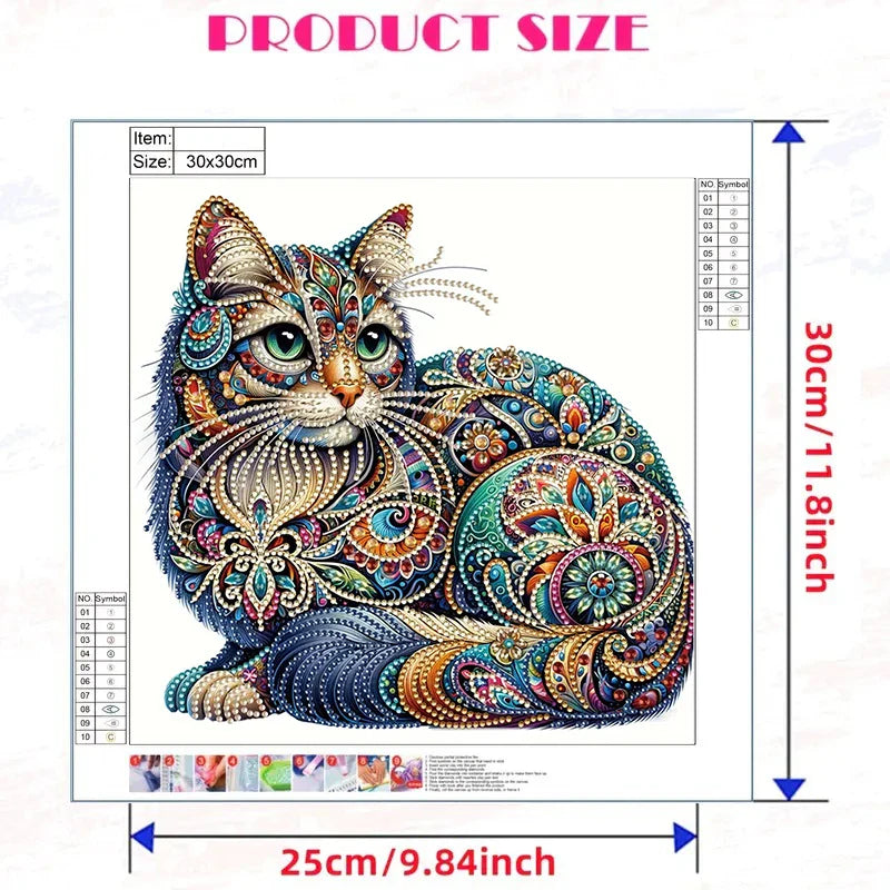 Königliche Katze Spezielle Diamond Painting