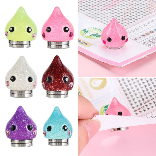 Glitzertropfen-Magnet für Diamond Painting Leinwand