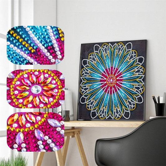 Atemberaubende Mandala Art Teilbohrer - Spezielle Diamond Painting - Diamond Painting