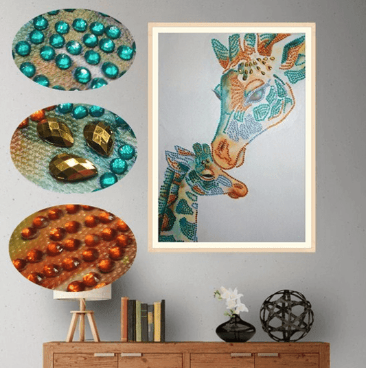 Giraffe - Spezial Diamond Painting - Diamond Painting