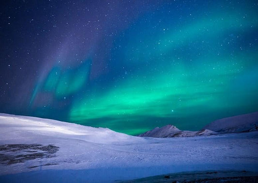 Arktische Aurora - Farbe von Diamanten - Diamond Painting