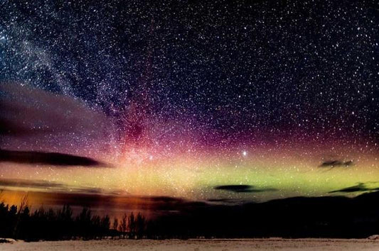 Aurora borealis Nachthimmel - Diamond Painting