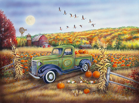 Herbsternte -Kunst des Robert Andrea - Diamond Painting