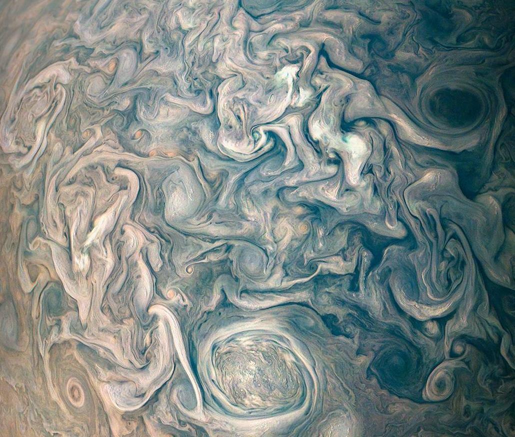 Chaotische Wolken des Jupiter - Diamond Painting