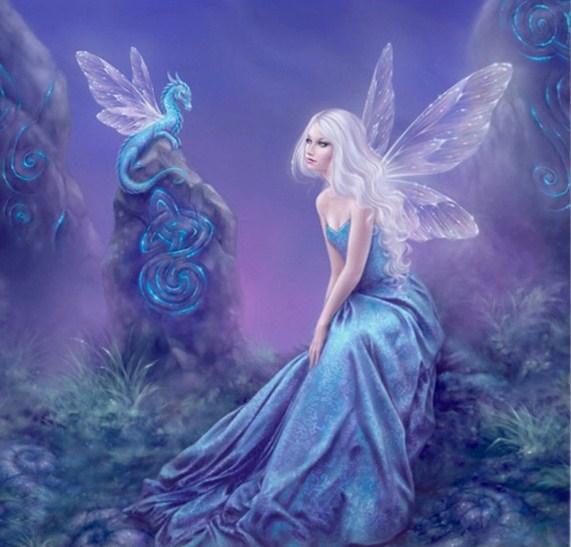 Dragon & Fairy Art - Farbe von Diamanten - Diamond Painting