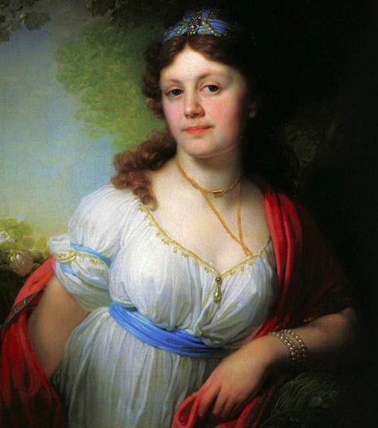Elizabeth Grigoryevna Temkina von Vladimir Borovikovsky - Diamond Painting