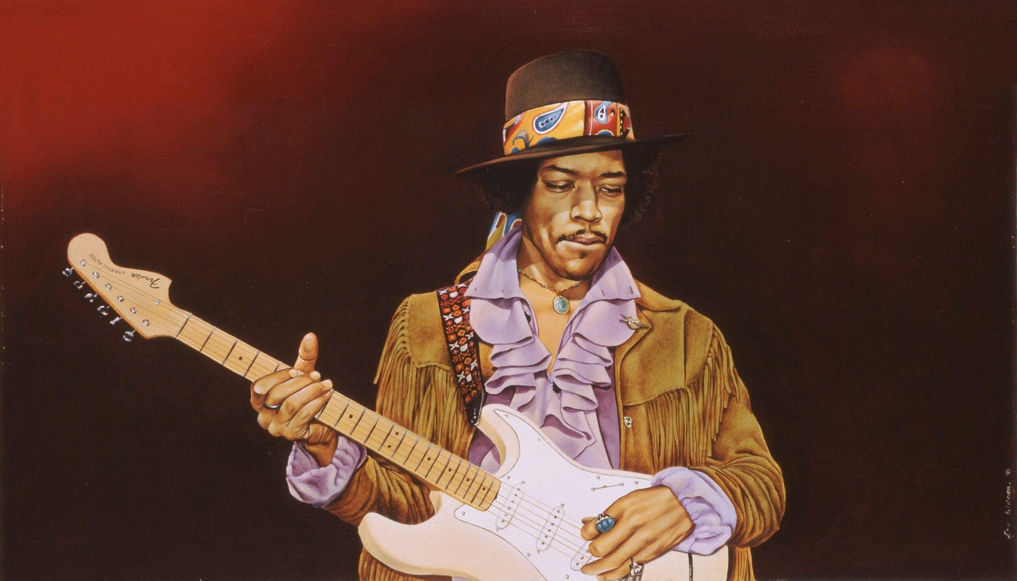 Jimi Hendrix -  Kunst des Eric Wilson - Diamond Painting