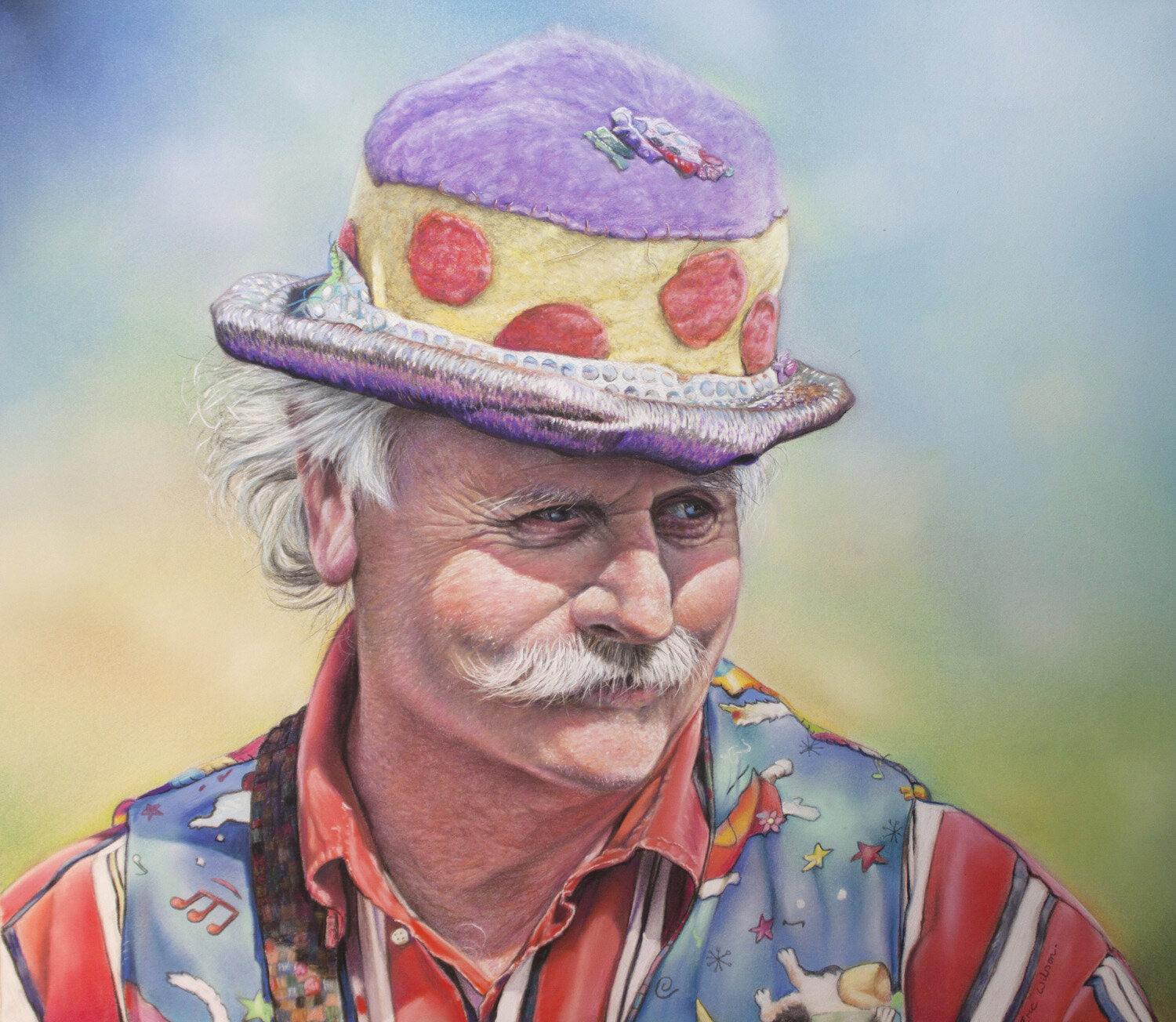 Mann in einem lustigen Hut -  Kunst des Eric Wilson - Diamond Painting