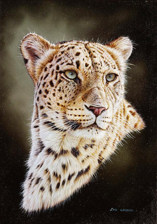 Porträt des persischen Leoparden - Kunst des Eric Wilson - Diamond Painting