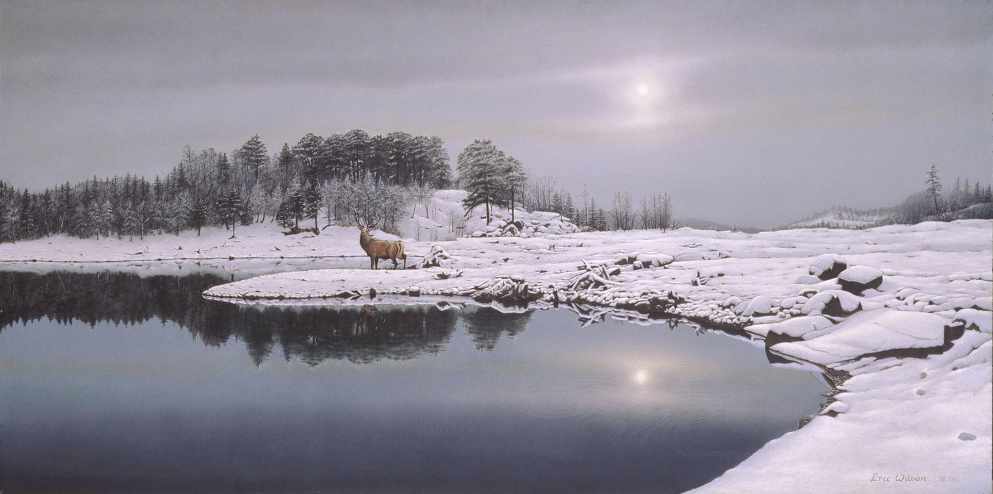 Reflexionen des Winters -  Kunst des Eric Wilson - Diamond Painting