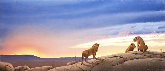 Serengeti Sonnenuntergang -  Kunst des Eric Wilson - Diamond Painting