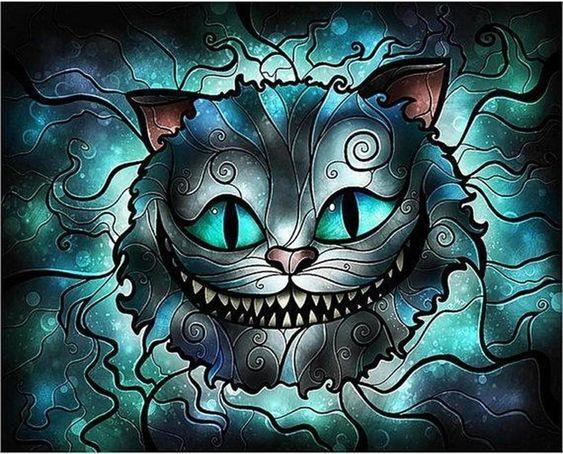 Malen mit Diamanten Art Kit - Scary Cat - Diamond Painting