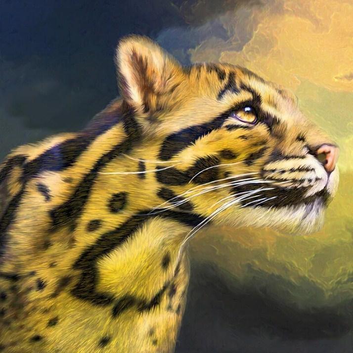 Atemberaubender Gepard. Diamond Painting - Diamond Painting