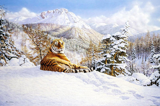 Taiga Tiger -  Kunst des Eric Wilson - Diamond Painting