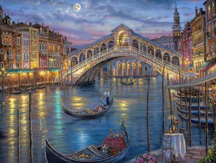 Venedig Grand Canal - Diamond Painting Kit - Diamond Painting