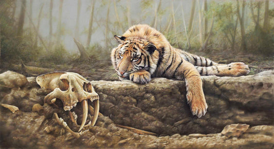 Wo Tiger beten - Kunst des Eric Wilson - Diamond Painting