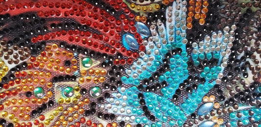 Spiritueller Löwe - Spezial Diamond Painting - Diamond Painting