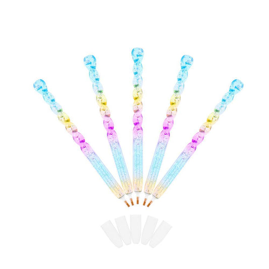 Diamond Painting Kleber Harz Epoxy (5 Stück) ausgefallener runder Diamant Coverage Stift - Diamond Painting