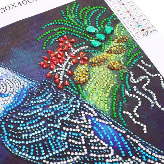 Australischer Papagei - Spezial Diamond Painting - Diamond Painting