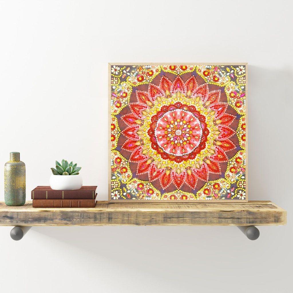 Blumen Mandala - Spezial Diamond Painting - Diamond Painting