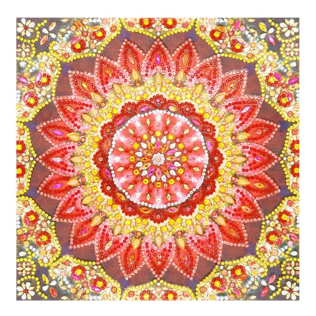 Blumen Mandala - Spezial Diamond Painting - Diamond Painting