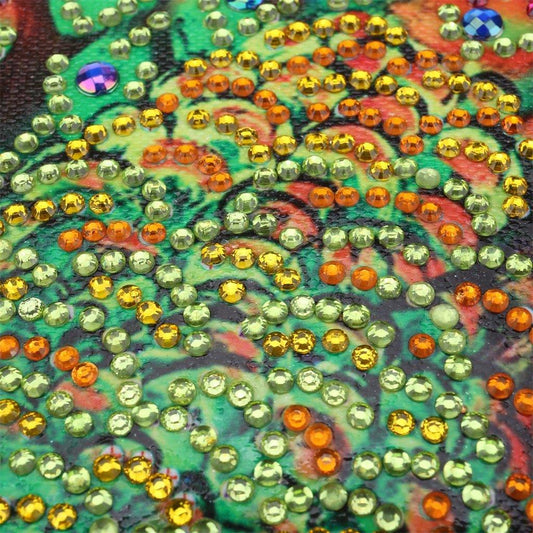 Atemberaubender Pfau - Spezial Diamond Painting - Diamond Painting