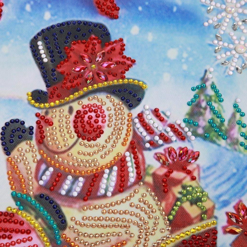 Frohe Weihnachten vom Weihnachtsmann - Spezial Diamonds Painting - Diamond Painting