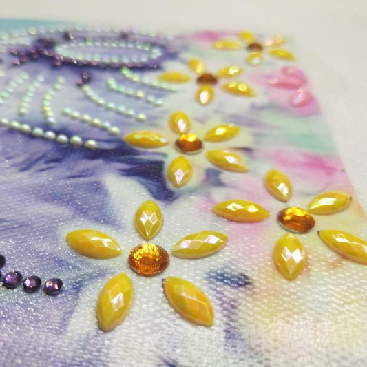 Ein Allein-Teddybär - Spezial Diamond Painting - Diamond Painting