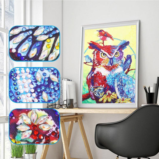 Eulenwächter - Spezial Diamond Painting - Diamond Painting