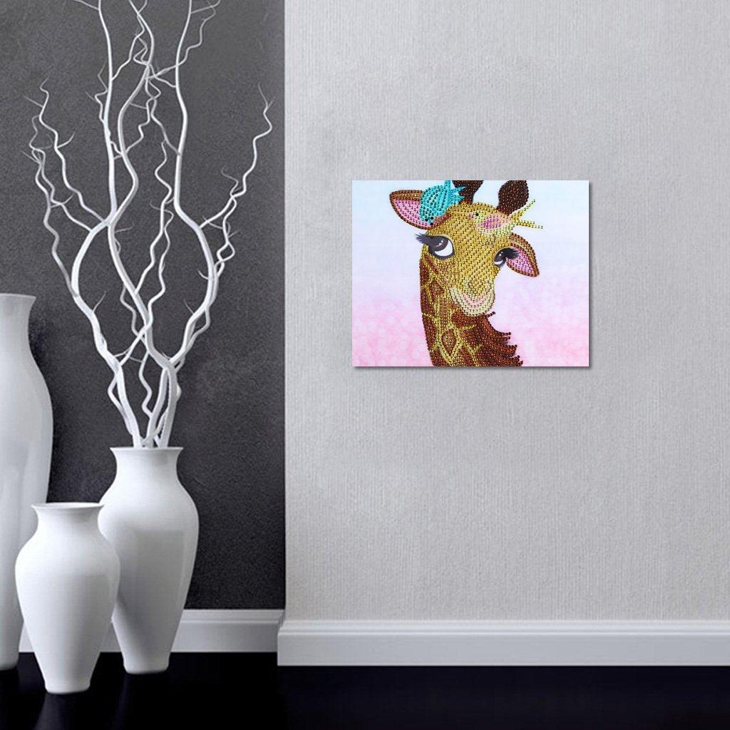 Giraffen-Schönheit - Spezial Diamond Painting - Diamond Painting